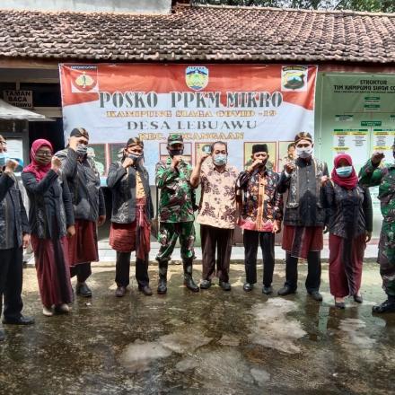 PEMBENTUKAN POSKO PPKM MIKRO DESA LEBUAWU TAHUN 2021